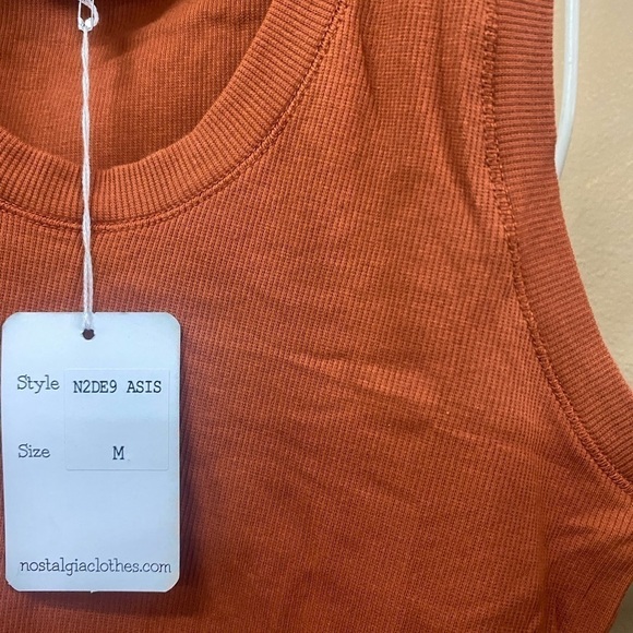 Nostalgia cotton ribbed tank top many sizes and colors - Picture 5 of 15